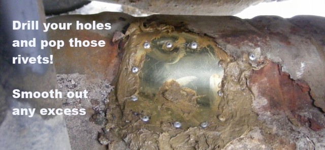 Crowd Muffle How to fix or repair a hole in your exhaust silencer or muffler.