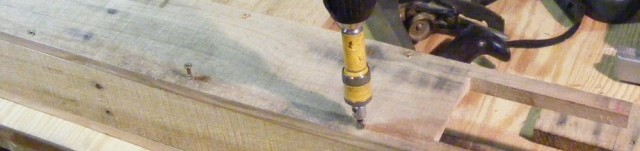 decking screws use on lamp post