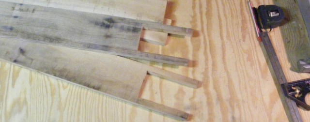 cutting pallet wood 