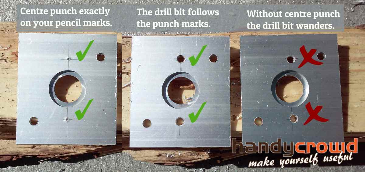 How to Use a Center Punch to Effectively Drill Holes in Metal 